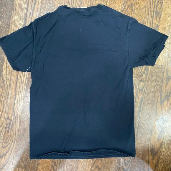 Sanrio Hello Kitty Graphic Tee Size MEDIUM HK Burgers and Fries on Black T-Shirt - Picture 2 of 6